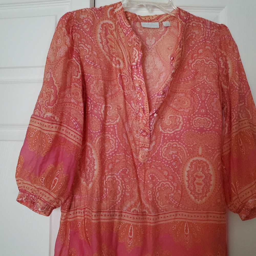 New York & company  tunic shirt